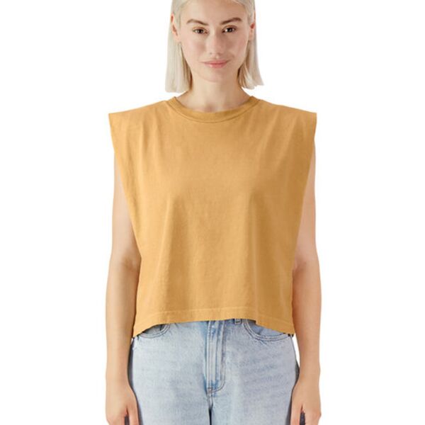 Ladies' Garment Dyed Muscle Tank Thumbnail